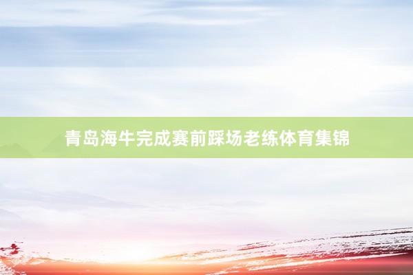 青岛海牛完成赛前踩场老练体育集锦
