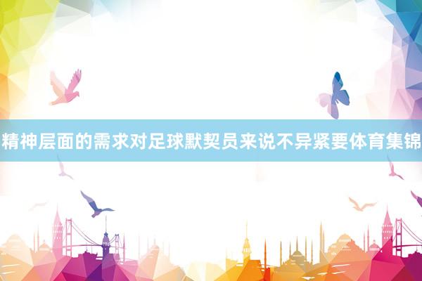 精神层面的需求对足球默契员来说不异紧要体育集锦