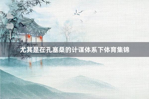 尤其是在孔塞桑的计谋体系下体育集锦
